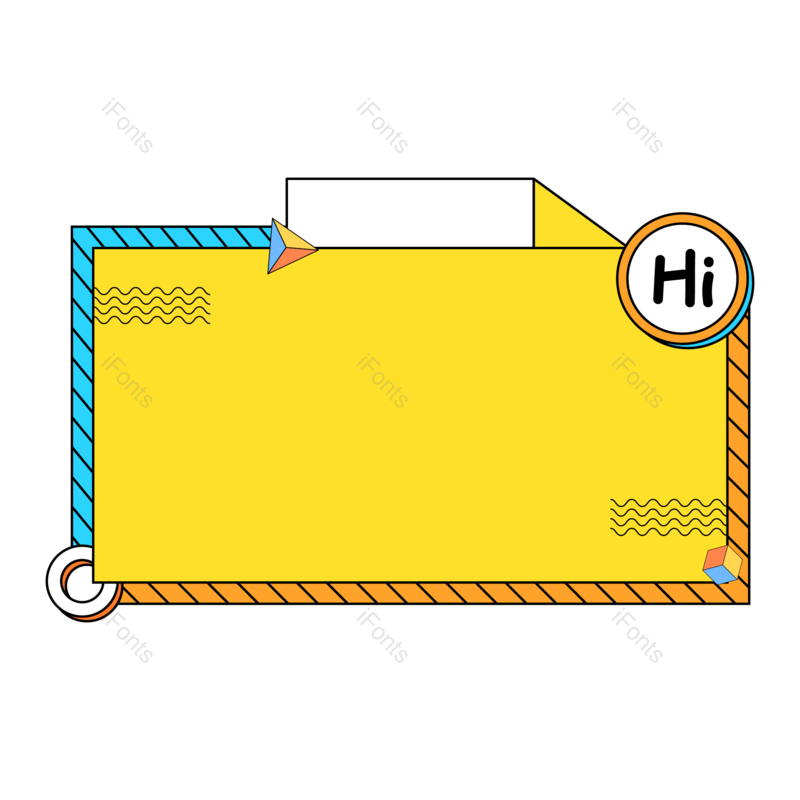 创意边框图片,卡通边框元素,装饰边框PNG,免抠素材
